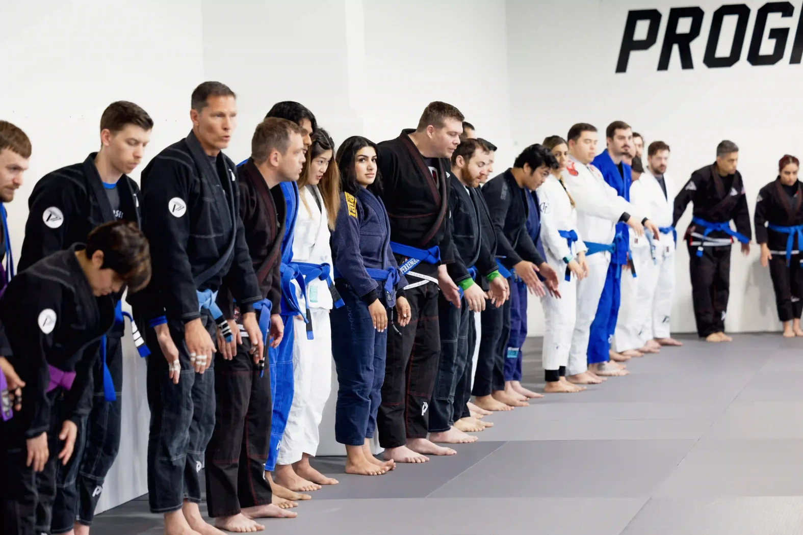 Adult Brazilian Jiu-Jitsu class at Progresso Jiu Jitsu